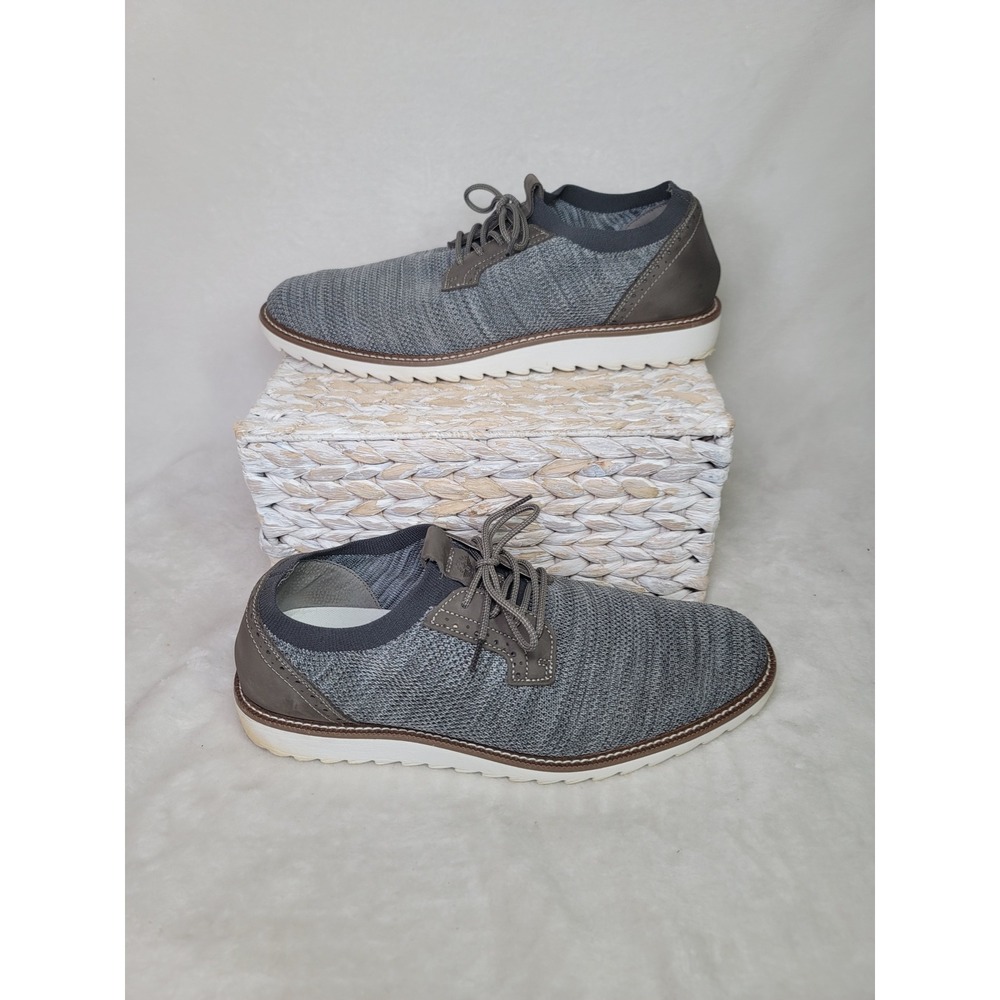 Dockers Gerli Acadamia Grey Knit Oxford Grandpa Casual Shoes Size 13 Sneakers